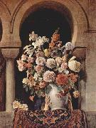 Francesco Hayez Vase of Flowers on the Window of a Harem Germany oil painting artist